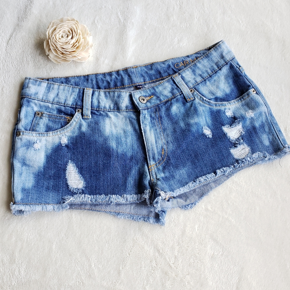 Carmar Distressed Jean Shorts Size 29